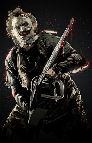 Leatherface Posters by Nikita Abakumov - Pixel Empire