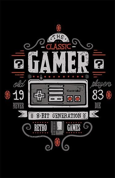 Classic Gamer Posters by Typhoonic - Pixel Empire