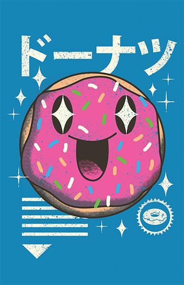 Kawaii Donut Posters by Vincent Trinidad - Pixel Empire