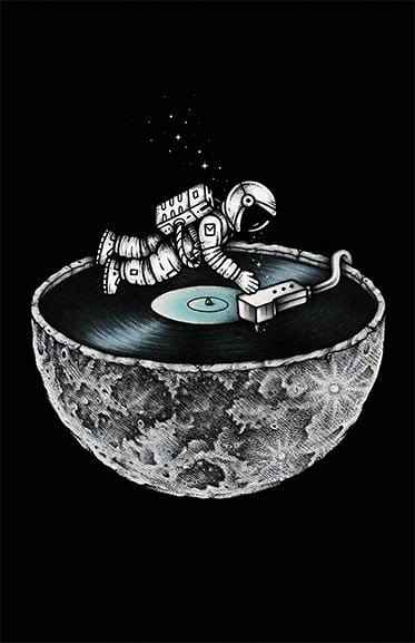 Space Tune Posters by Enkel Dika - Pixel Empire