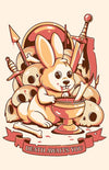 Bunny Grail Posters by Ilustrata - Pixel Empire