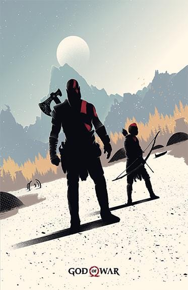 God of War Posters by Felix Tindall - Pixel Empire