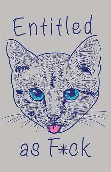 Entitled as Fuck Posters by Vincent Trinidad - Pixel Empire
