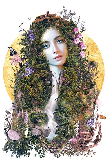 Gaia Posters by Barrett Biggers - Pixel Empire