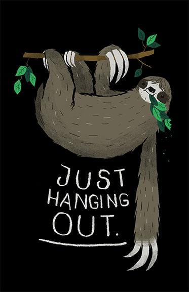 Just Hanging Out Posters by Louis Roskosch - Pixel Empire
