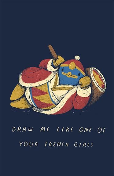Dedede French Posters by Louis Roskosch - Pixel Empire