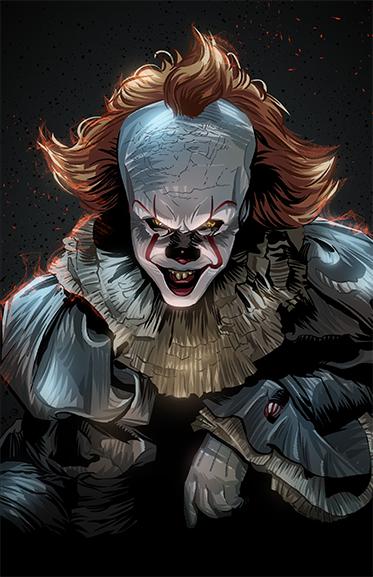 Pennywise Posters by Nikita Abakumov - Pixel Empire