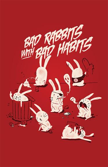 Bad Rabbits Posters by Mathiole - Pixel Empire