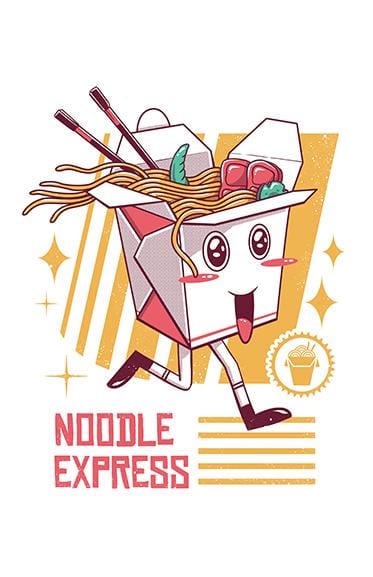 Noodle Express Posters by Vincent Trinidad - Pixel Empire