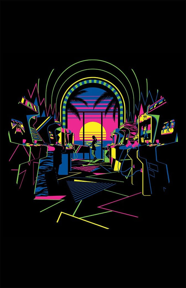 Play All Night Posters by Javi Ramos - Pixel Empire