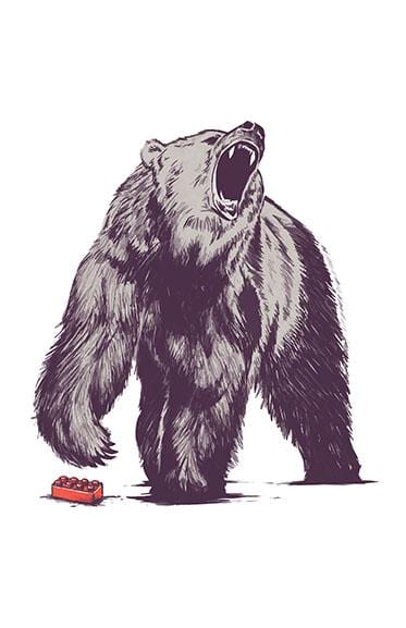 Bear Block Posters by Daniel Teres - Pixel Empire