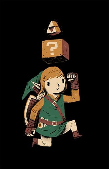 Triforce Power Up Posters by Louis Roskosch - Pixel Empire