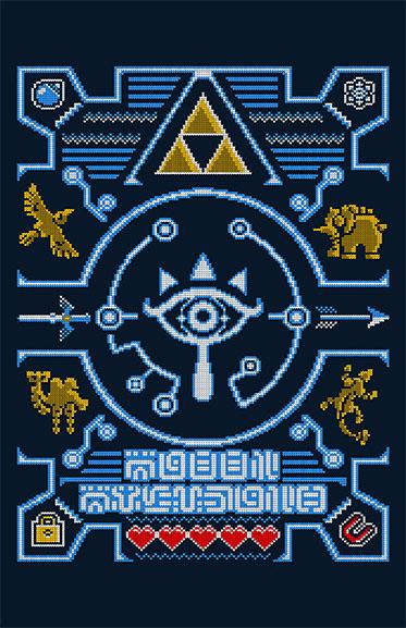 Ugly Sheikah Sweater Canvas by Punksthetic - Pixel Empire