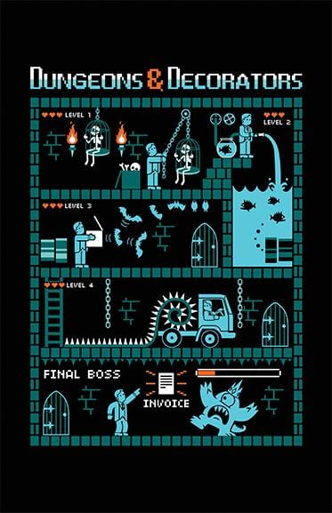 Dungeons and Decorators Posters by Eduardo San Gil - Pixel Empire