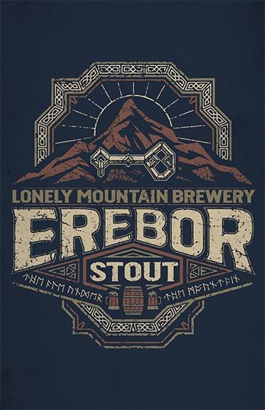 Erebor Stout Posters by Cory Freeman Design - Pixel Empire