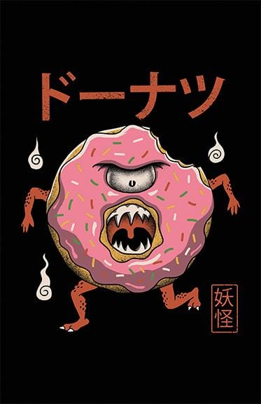 Yokai Donut Posters by Vincent Trinidad - Pixel Empire