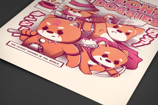 Dungeon and Doggies Posters by Ilustrata - Pixel Empire