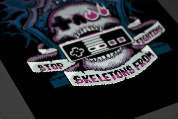 8-Bit SSFF Posters by Stop Skeletons From Fighting - Pixel Empire