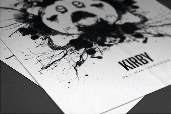 Kirby Inkblot Posters by Barrett Biggers - Pixel Empire
