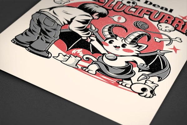 Lucifurrr Posters by Ilustrata - Pixel Empire