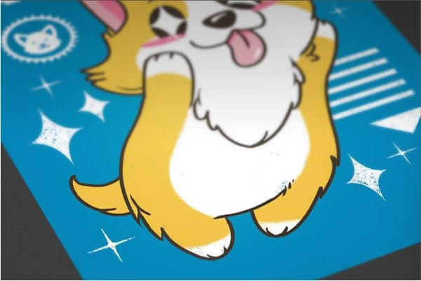 Kawaii Corgi Posters by Vincent Trinidad - Pixel Empire