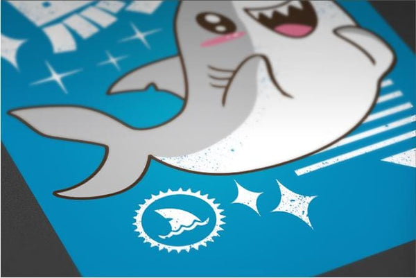 Kawaii Shark Posters by Vincent Trinidad - Pixel Empire