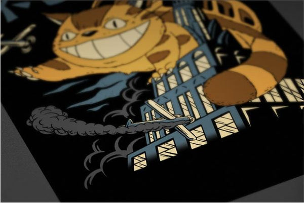 Cat Bus Kong Posters by Vincent Trinidad - Pixel Empire