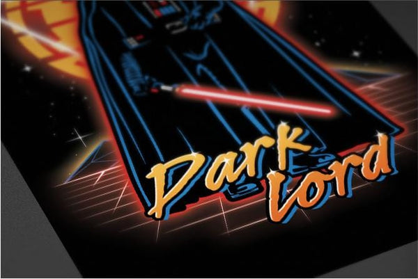 Retro Dark Lord Posters by Olipop - Pixel Empire