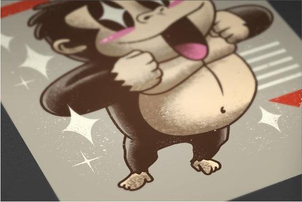 Kawaii Kong Posters by Vincent Trinidad - Pixel Empire