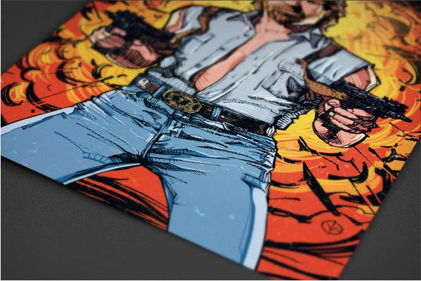 Chuck Norris Posters by Nikita Abakumov - Pixel Empire