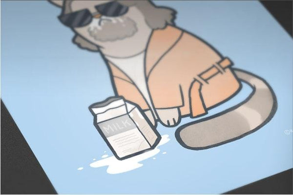 The Big Meowski Posters by Anna-Maria Jung - Pixel Empire