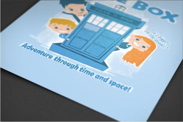 Fly the Blue Box Posters by Anna-Maria Jung - Pixel Empire