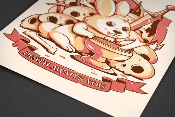 Bunny Grail Posters by Ilustrata - Pixel Empire