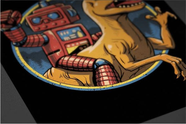 Dino Bot Posters by Vincent Trinidad - Pixel Empire