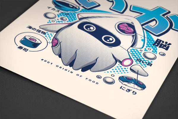 Squid Food Posters by Ilustrata - Pixel Empire