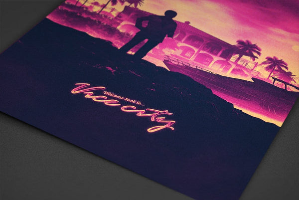 Welcome to Vice City 2 Posters by Mbdsgns - Pixel Empire