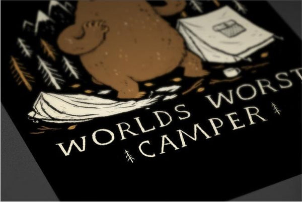 World's Worst Camper Posters by Louis Roskosch - Pixel Empire