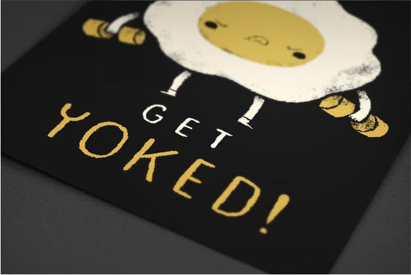 Yoked Gym Posters by Louis Roskosch - Pixel Empire