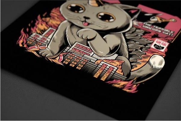 Cat Kojira Posters by Ilustrata - Pixel Empire