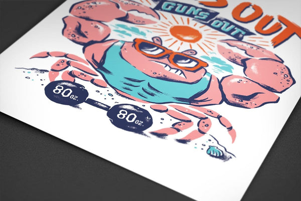 Suns Out Guns Out Posters by Chris Phillips - Pixel Empire