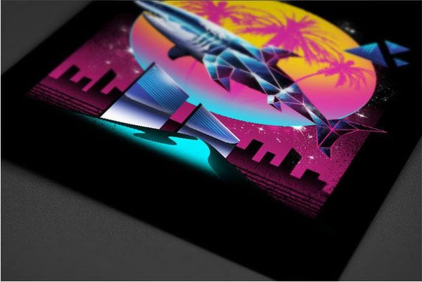 Rad Shark Posters by Vincent Trinidad - Pixel Empire