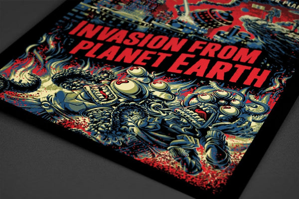 Invasion from Planet Earth Posters by Javier Ramos - Pixel Empire