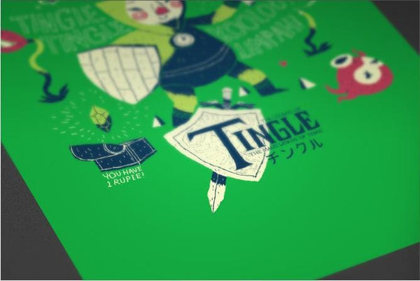 The Legend of Tingle Posters by Louis Roskosch - Pixel Empire