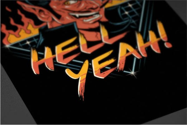Hell Yeah! Posters by Vincent Trinidad - Pixel Empire