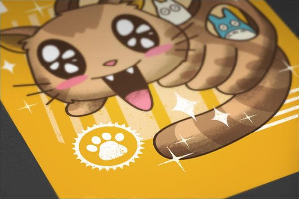 Kawaii Nekobasu Posters by Vincent Trinidad - Pixel Empire