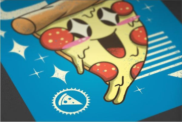 Kawaii Pizza Posters by Vincent Trinidad - Pixel Empire