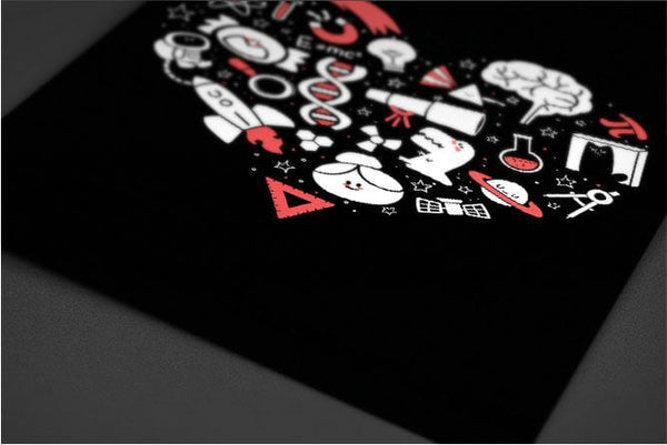 I Heart Science Posters by Anna-Maria Jung - Pixel Empire