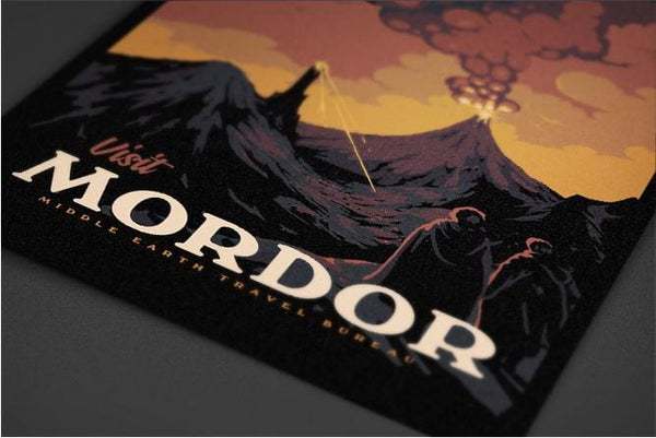 Visit Mordor Posters by Mathiole - Pixel Empire