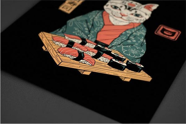 Neko Sushi Bar Posters by Vincent Trinidad - Pixel Empire