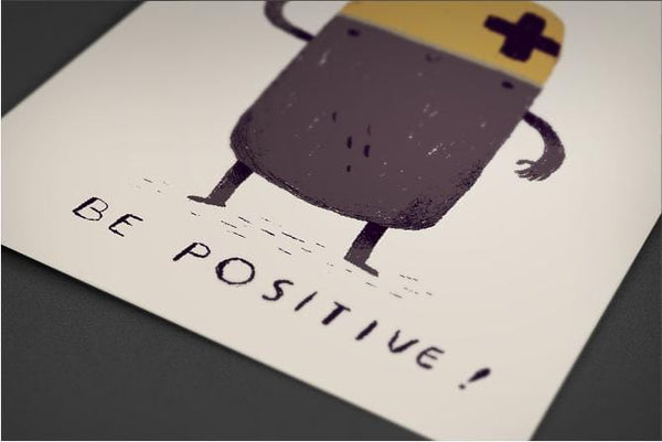 Be Positive Posters by Louis Roskosch - Pixel Empire